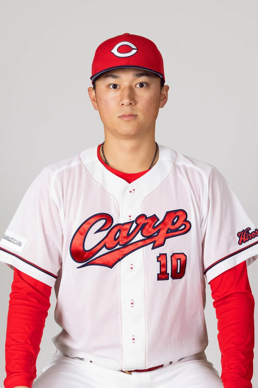 2026年広島顔写真 佐々木泰 内野手=撮影日不明 外部提供 ※2次使用可